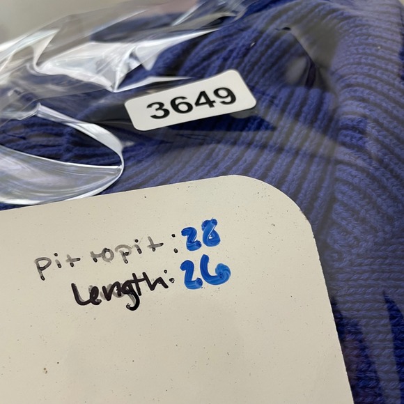 GAP Relaxed Fit Cotton 24/7 Split Hem Turtleneck Sweater Blue XL Oversized Boxy - Picture 10 of 11